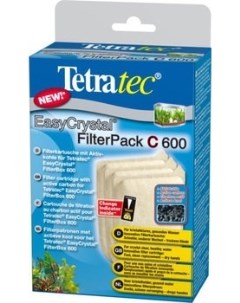Сменный картридж для внутреннего фильтра для EasyCrystal FilterBox 600 уголь 3шт 60г Tetra