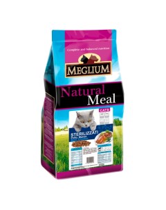 Сухой корм для кошек Neutered для стерилизованных говядина курица 3 кг Meglium