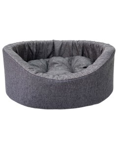 Лежак для животных Жаккард Melange 1 графит 43х38х15 см Homepet