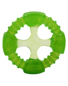 Жевательная игрушка для собак Кольцо Космос с этикеткой зеленый 10 4 см Doglike