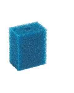 Губка прямоугольная для фильтра 6 8х5х10 см синяя Aqua story