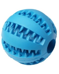 Жевательная игрушка для собак Silver Series мяч для чистки зубов синий 7 см Homepet