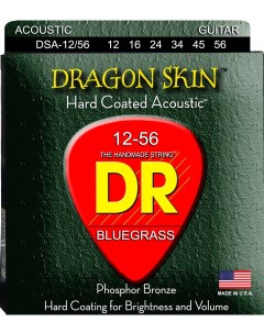 Струны для акустической гитары Dragon Skin DSA 12 56 Dr string