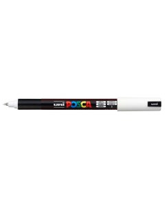 Маркер Uni POSCA PC 1MR 0 7мм игольчатый наконечник белый white 1 Uni mitsubishi pencil