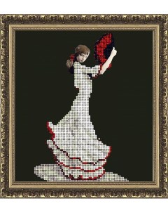 Набор для вышивания ювелирным бисером Танец страсти 14 8х16 2 см арт 4 Краса и творчество