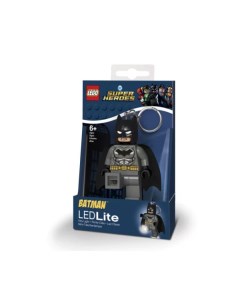 Брелок фонарик для ключей Super Heroes Grey Batman LGL KE92 Lego
