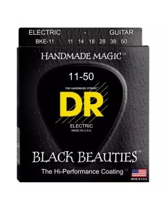 Струны для электрогитары BKE 11 BLACK BEAUTIES Dr string