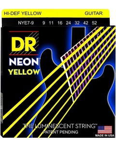 Струны для 7 ми струнной электрогитары NYE7 9 Dr string