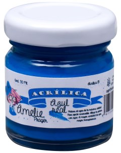 Акриловая краска синий 30 мл Amelie
