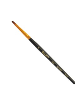 Кисть Серия 1322 из жесткой синтетики 4 плоская длинная ручка Roubloff