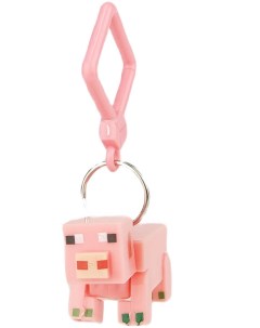 Брелок Майнкрафт свинья Minecraft pig пластик 5 3 см Starfriend