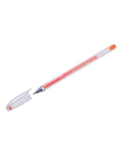 Ручка гелевая Hi Jell Color HJR 500HB оранжевая 0 7 мм 1 шт Crown