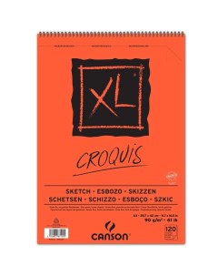 Альбом на спирали для графики XL Croquis 29 7х42см 120 листов Canson