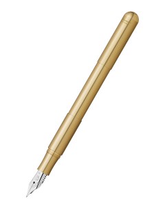 Перьевая ручка Supra F 0 7мм цвет корпуса латунный Kaweco