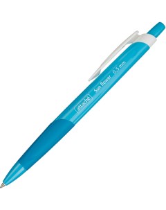 Ручка шариковая Sun Flower синий корпус синяя масляные чернила 10шт Attache