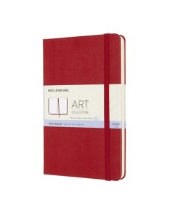 Блокнот Art Sketchbook 88стр твердая обложка красный artqp054f2 Moleskine