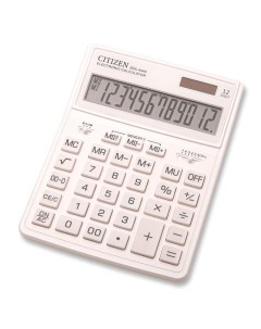 Калькулятор настольный полноразмерный SDC 444X 12 разрядный белый 1235546 Citizen