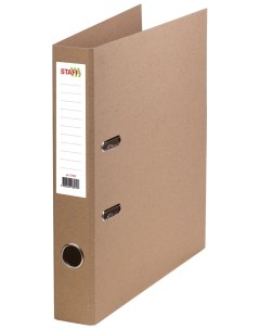 Папка регистратор Basic картонная без покрытия и уголка 55 мм 225942 Staff