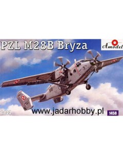 Сборная модель 1 144 Pzl M28B Bryza 1458 Amodel