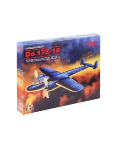 Сборная модель 1 72 Do 17Z 10 WWII German Night Fighter 72303 Icm