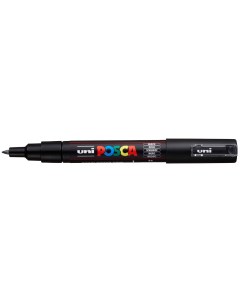 Маркер Uni POSCA PC 1M 0 7мм овальный черный black 24 Uni mitsubishi pencil
