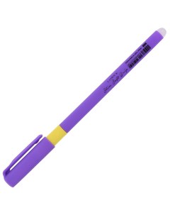 Ручка гелевая Neon Slim Soft Grip Пиши стирай синяя толщина линии 0 5 мм Lorex