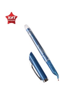 Ручка шариковая Angular для левшей узел игла 0 7 мм стержень синий в блистере Flair