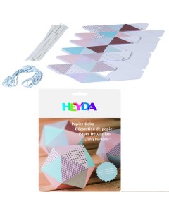 Бумага для декорирования и оригами Heyda Fancy Diamonds синий Brunnen