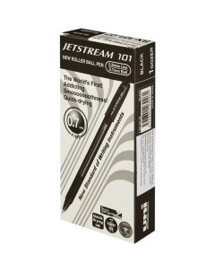 Ручка шариковая Uni Jetstream SX 101 0 7мм черный упаковка из 12 штук Uni mitsubishi pencil