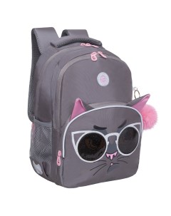 Рюкзак школьный RG 360 7 4 серый Grizzly