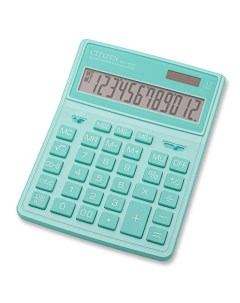 Калькулятор настольный полноразмерный SDC 444X 12 разрядный бирюзовый 1235549 Citizen
