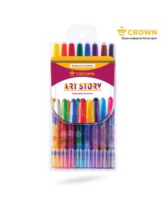 Набор цветных карандашей CROWN 8 цв арт 225399 3 набора Nobrand