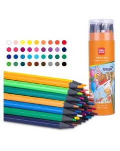 Набор цветных карандашей для рисования 36 цветов Deli
