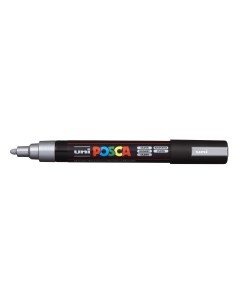 Маркер Uni POSCA PC 5M 1 8 2 5мм овальный серебряный silver 26 Uni mitsubishi pencil