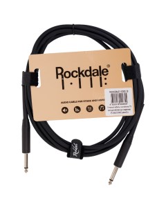 Гитарный кабель IC002 10 с разъёмами TS моно для небалансных соединений Rockdale