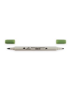 Акварельный маркер кисть SMW 01 Z436 спиртовой 0 8 2 мм серо зеленый Vista-artista