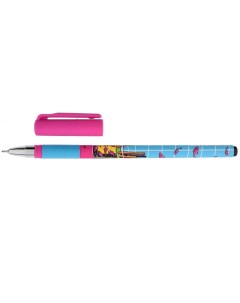 Ручка гелевая Neon Madness Slim Soft Grip 0 5мм синий прорезин корпус Lorex