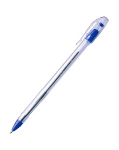 Ручка шариковая Oil Jell 208938 синяя 0 7 мм 36 штук Crown