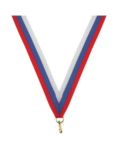 Лента для медалей 22 мм цвет триколор LN5h 1096610 Nobrand