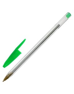 Ручка шариковая Basic Budget BP 04 143871 зеленая 0 5 мм 50 штук Staff