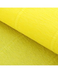 Бумага для декора и флористики гофрированная желтая однотонная дву Cartotecnica rossi