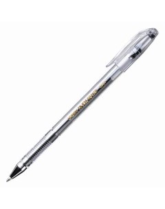 Ручка гелевая Hi Jell 143069 черная 0 35 мм 12 штук Crown