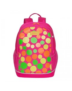 Рюкзак детский для девочки ярко розовый Grizzly