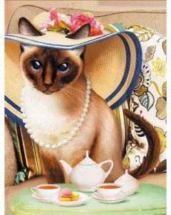 Картина по номерам Леди кошка Роспись по холсту 40х50 см BFB1391 с 8 лет Supertoys
