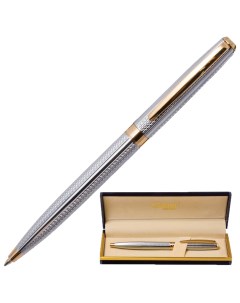 Подарочная шариковая ручка с гравировкой Marburg 141015 Серебристый Галант