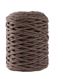 Шнур для вязания без сердечника 70 хлопок 30 полиэстер ширина 3мм 100м 160 10гр Softino