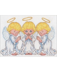 Набор для вышивания DMS 70 65167 Маленькие ангелочки 18x13 см Dimensions