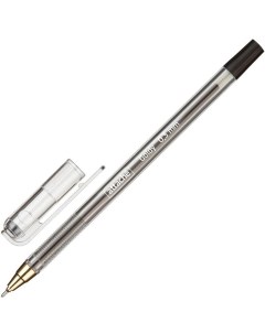 Ручка шариковая Goldy 977958 черная 0 3 мм 1 шт Attache