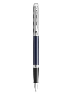 Ручка роллер Hemisphere22 SE Deluxe Blue CT стержень F Black Waterman