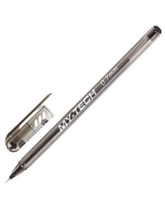 Ручка шариковая My Tech 143383 черная 0 35 мм 25 штук Pensan